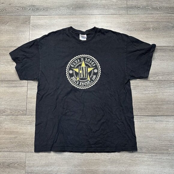 Guns N Roses North America Y2K 06 Concert Tour Shirt Hanes Heavyweight Adult XL - Picture 1 of 6